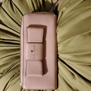 Kate Spade Pink Robinson Street Leather Wallet